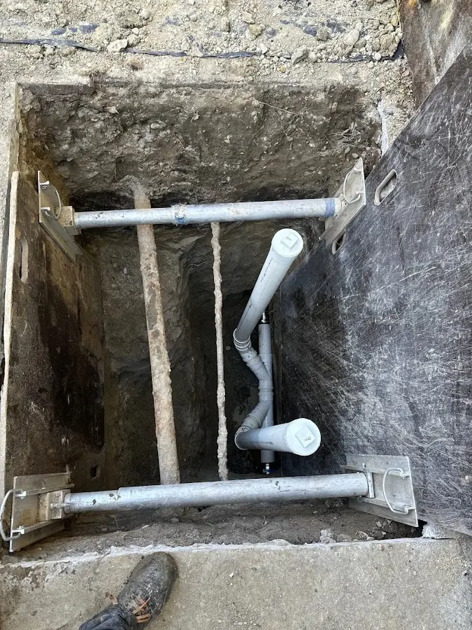 Experienced plumber completing Gas Line Repair work in Kane